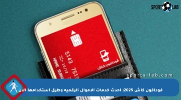 فودافون كاش 2025: أحدث خدمات الأموال الرقمية وطرق استخدامها الآن